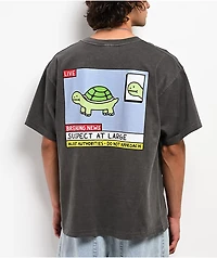 A.LAB Breaking News Vintage Grey T-Shirt