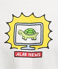 A.LAB Breaking News White T-Shirt