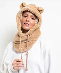 A.LAB Brown Plush Bear Snood