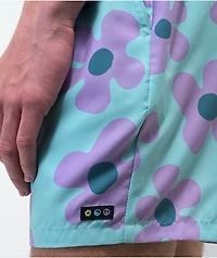 A.LAB Bum Split Pink & Blue Board Shorts