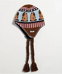 A.LAB Capybara Brown Flap Beanie