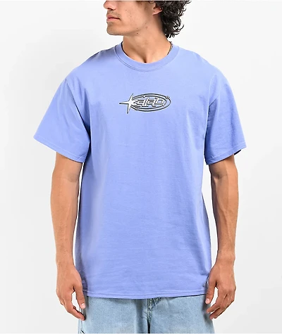 A.LAB Celestial Logo Purple T-Shirt