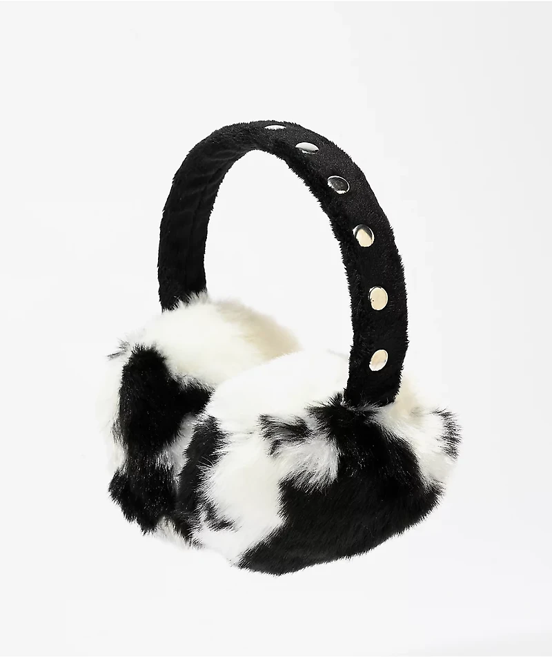 A.LAB Cow Print Earmuffs