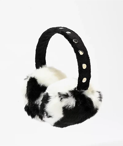 A.LAB Cow Print Earmuffs
