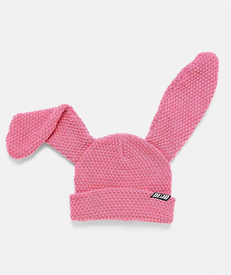 A.LAB Crochet Pink Bunny Beanie
