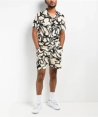 A.LAB Cruise Natural & Brown Terry Short Sleeve Shirt