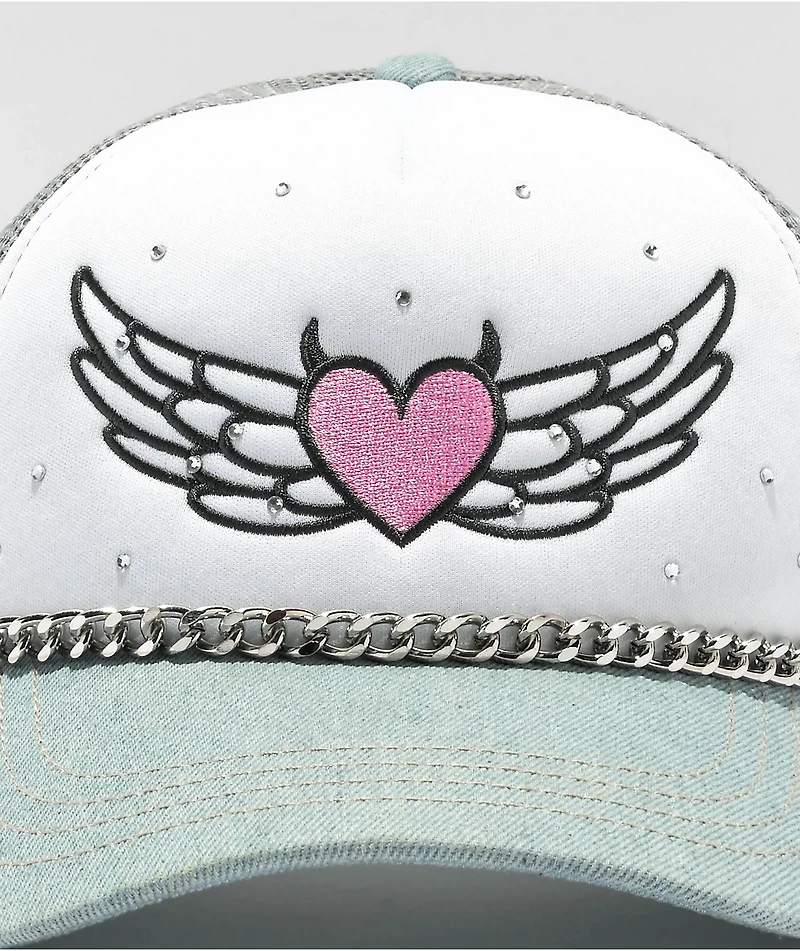 A.LAB Destiny Grey Trucker Hat