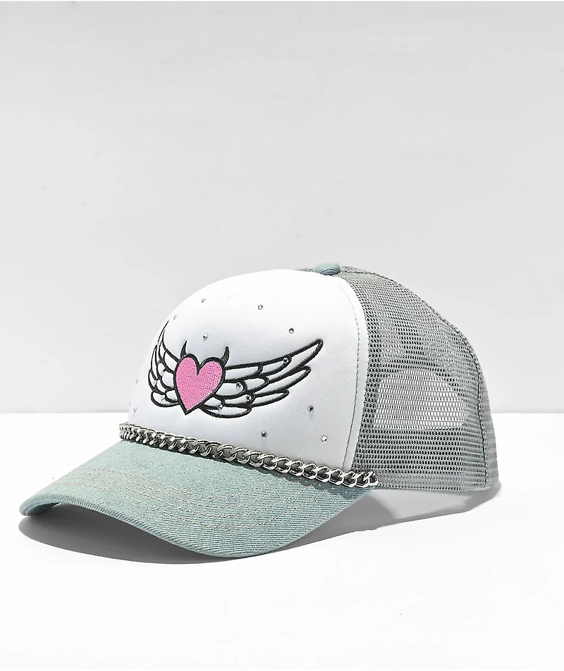 A.LAB Destiny Grey Trucker Hat