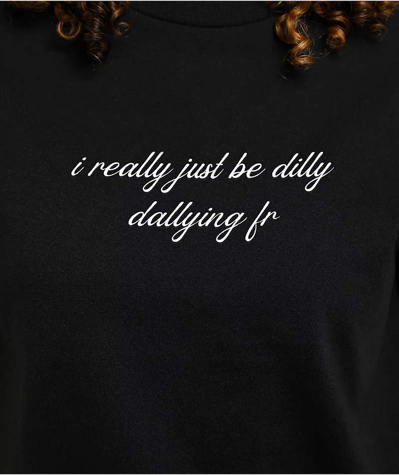 A.LAB Dilly Dallying FR Black T-Shirt