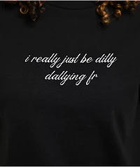 A.LAB Dilly Dallying FR Black T-Shirt