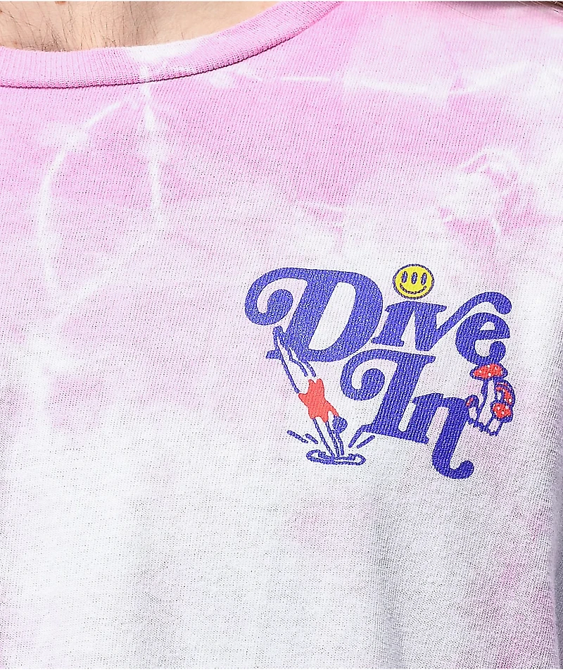 A.LAB Dive Pink Tie Dye T-Shirt