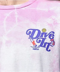 A.LAB Dive Pink Tie Dye T-Shirt