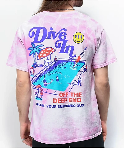 A.LAB Dive Pink Tie Dye T-Shirt