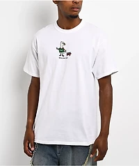 A.LAB Duck Grind Don't Stop White T-Shirt