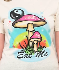 A.LAB Eat Me Mushroom Cream T-Shirt