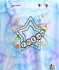 A.LAB Ellery Blue Oversized Football Jersey