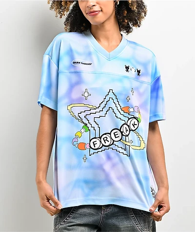 A.LAB Ellery Blue Oversized Football Jersey