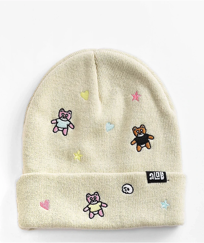 A.LAB Ellison Scarebear Off White Beanie