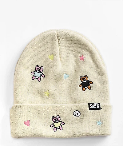 A.LAB Ellison Scarebear Off White Beanie