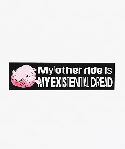 A.LAB Existential Dread Bumper Sticker