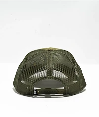 A.LAB Florens Green Corduroy Trucker Hat