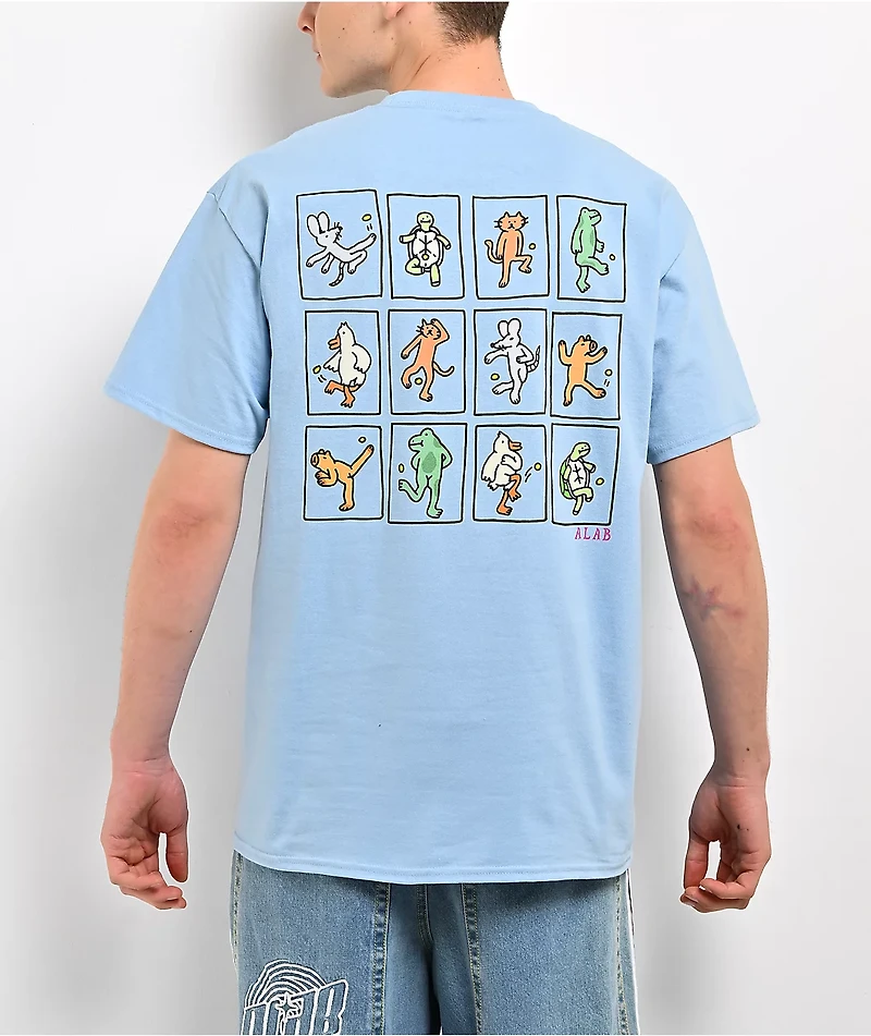 A.LAB Foot Bag Squad Blue T-Shirt