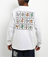 A.LAB Footbag White Long Sleeve T-Shirt