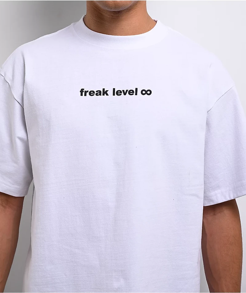 A.LAB Freak Level Infinity White T-Shirt