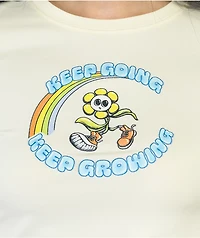 A.LAB Freckle Keep Growing Cream Crop Long Sleeve T-Shirt