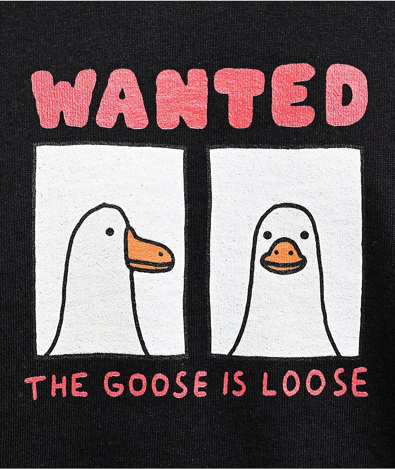 A.LAB Goose Is Loose Black T-Shirt