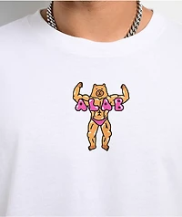 A.LAB Hit The Gym White Long Sleeve T-Shirt