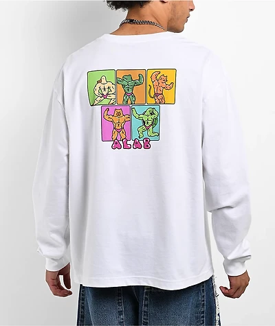 A.LAB Hit The Gym White Long Sleeve T-Shirt