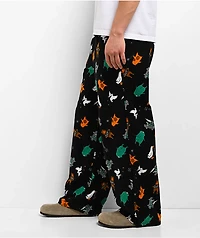 A.LAB Jerry & Friends Black Ultra Wide Lounge Pants