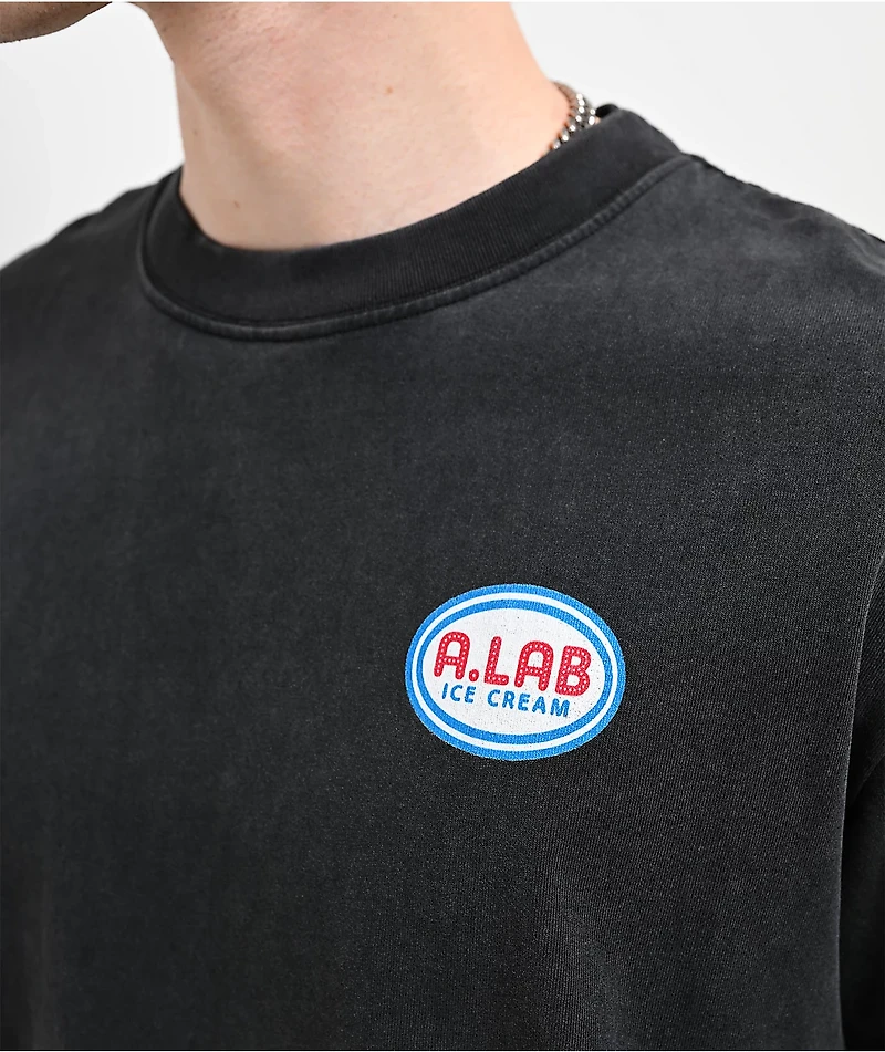 A.LAB Jerry Gang Popsicle Black Wash T-Shirt