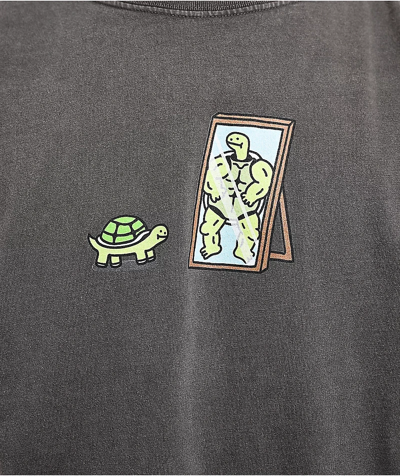 A.LAB Jerry Mirror Grey Wash T-Shirt