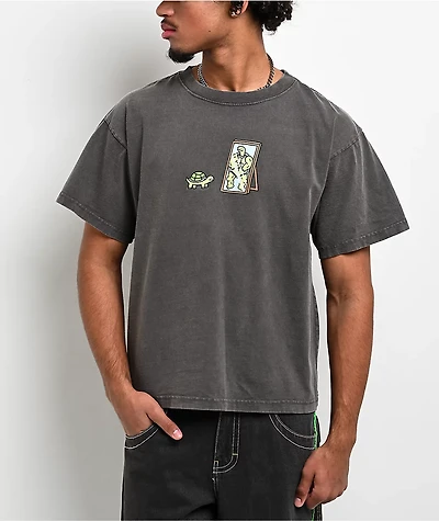 A.LAB Jerry Mirror Grey Wash T-Shirt
