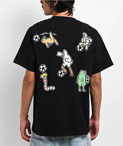 A.LAB Jerry Soccer Squad Black T-Shirt