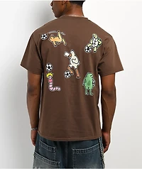 A.LAB Jerry Soccer Squad Brown T-Shirt