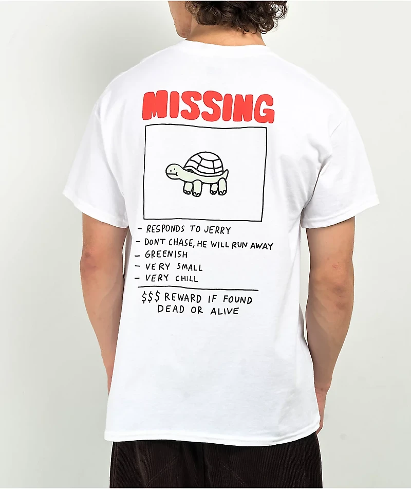 A.LAB Jerry Turtle White T-Shirt