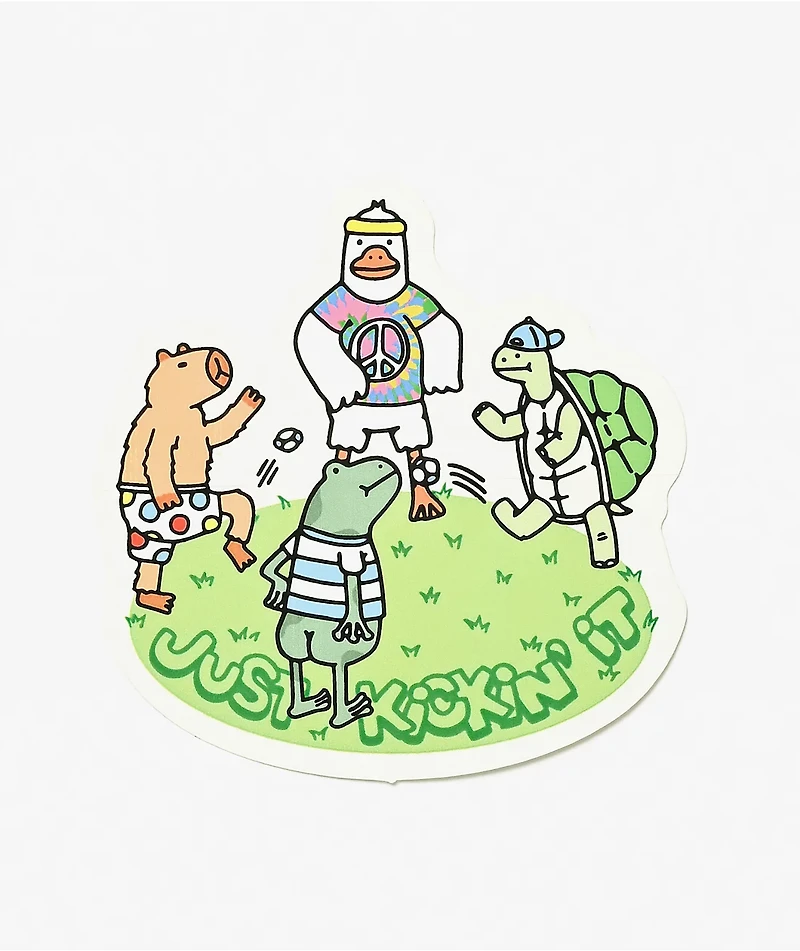 A.LAB Just Kicking It Sticker
