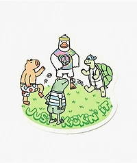 A.LAB Just Kicking It Sticker