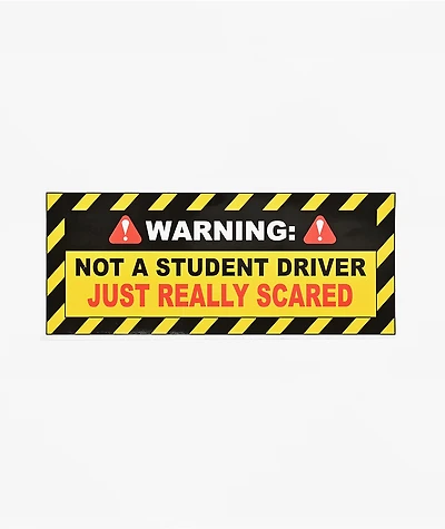 A.LAB Just Really Scared Bumper Sticker