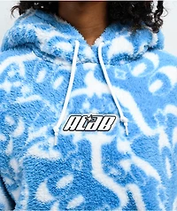A.LAB Kendallie Star Eyes Blue Fleece Hoodie