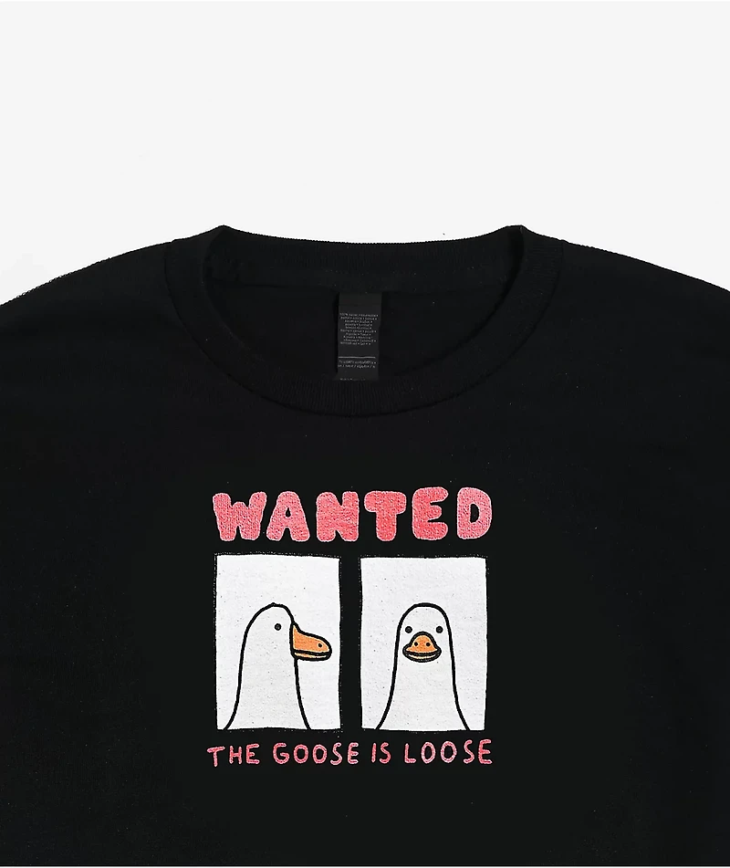 A.LAB Kids Goose Is Loose Black T-Shirt