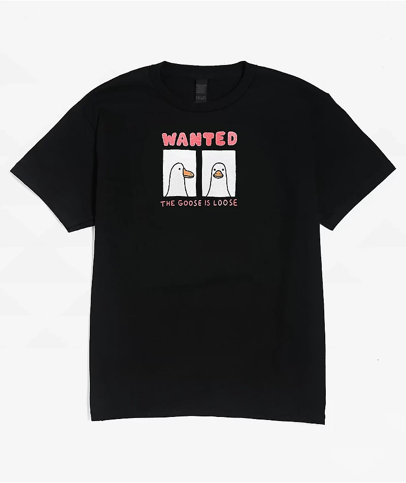 A.LAB Kids Goose Is Loose Black T-Shirt