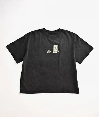 A.LAB Kids Jerry Mirror Black Wash T-Shirt