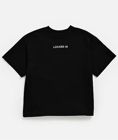 A.LAB Kids Locked In Black T-Shirt