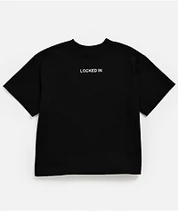 A.LAB Kids Locked In Black T-Shirt