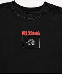 A.LAB Kids Missing Jerry Black Wash T-Shirt