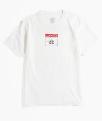 A.LAB Kids Missing Jerry White T-Shirt